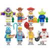 Disney Toy Story Buzz Rakeťák Woody Mini Stavebnice Vzdělávací Hračky pro Děti