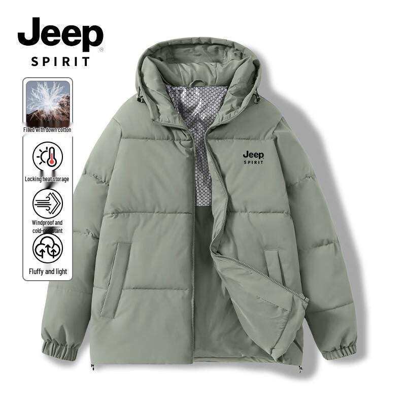 

Мужская зимняя хлопковая куртка с капюшоном JEEP SPIRIT 4XL