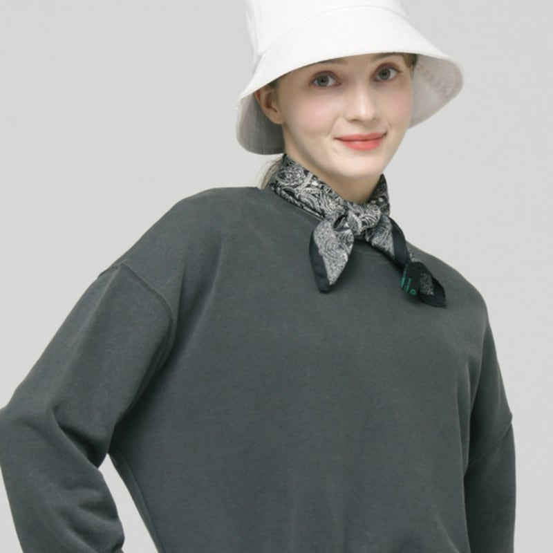 DOYOUKNOWMC ALL SEASON Mini Paisley Black Petite Scarf