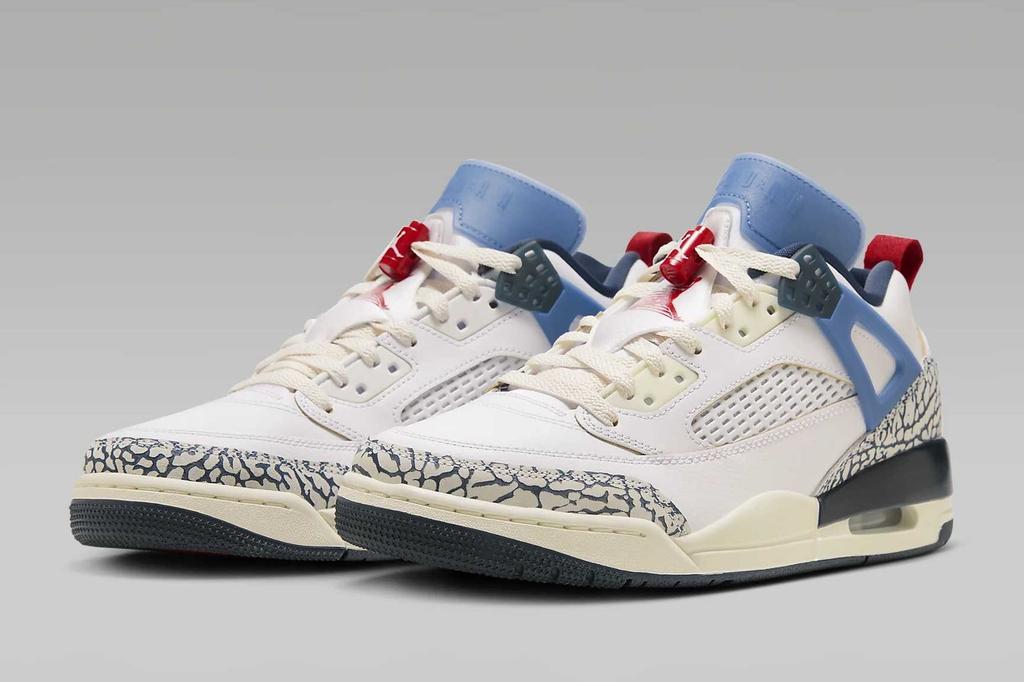 HM3712-164 Nike Jordan Spizike Low White Aegean Storm (Men's)