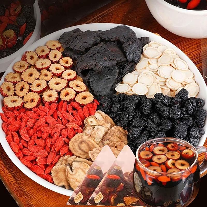 (2 Bag/40packs) Kidney Tea Formula Ginseng Six Treasure Tea - Ginseng Five Treasures Teas, The Para Limpiar Los Riñones for Men Liver and Kidney 2