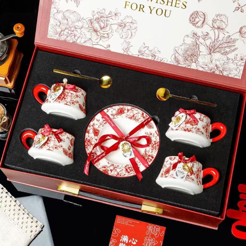 Rose Queen Ceramic Dinnerware Wedding Gift Set