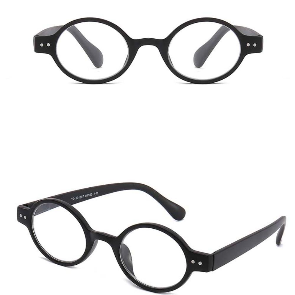 Zinc Zinc Alloy Elderly Reading Glasses Retro Tortie Elliptical Frame Eyewear  Mother's Day