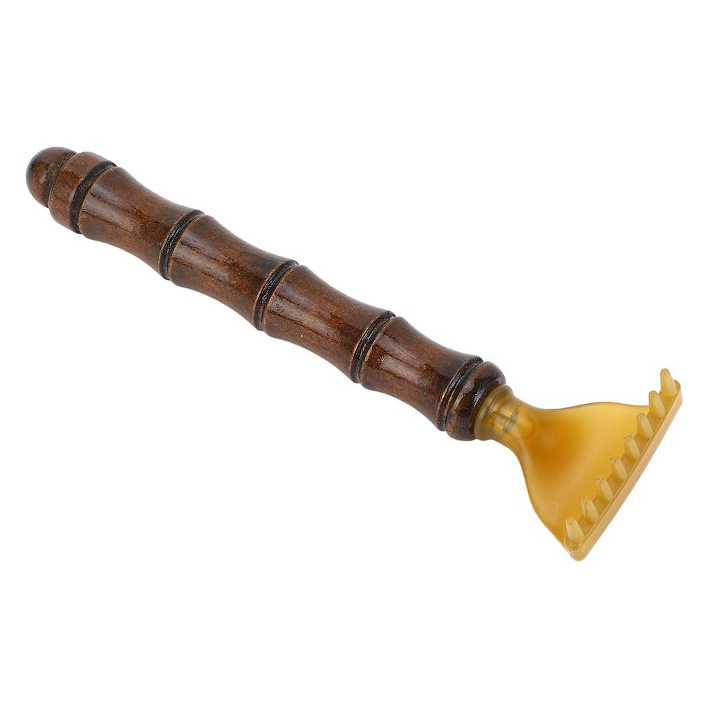 Portable Extendable Back Scratcher Ergonomic Handle Wood Telescoping Back Scratcher for Travel Work