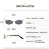 UV400 Rhombus Sunglasses Frameless Gradient UV Resistant Cycling Glass UV Protection Eyewear Outdoor Sport Sunglasses Women