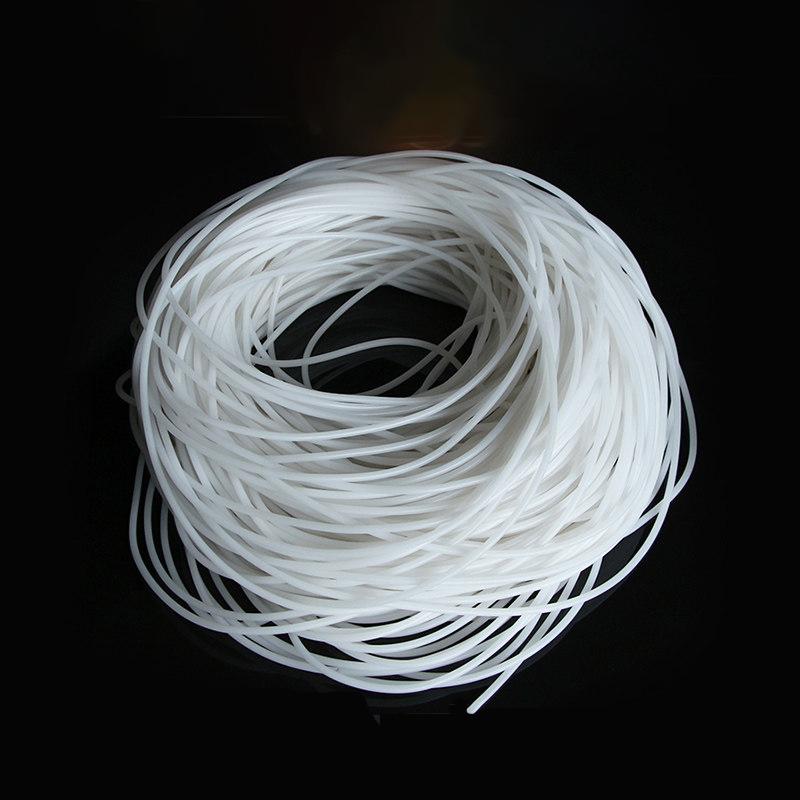 1/5/10meters White Silicone Solid Round Strip O Type Silicone Solid Seal Strip D: 0.8/0.9/1/1.1/1.2/1.3/1.4/1.5/1.6/1.7/1.8~30mm