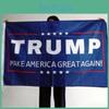 President For Make America Great Again Donald Trump 2016 Flag 3x5 Banner Foot
