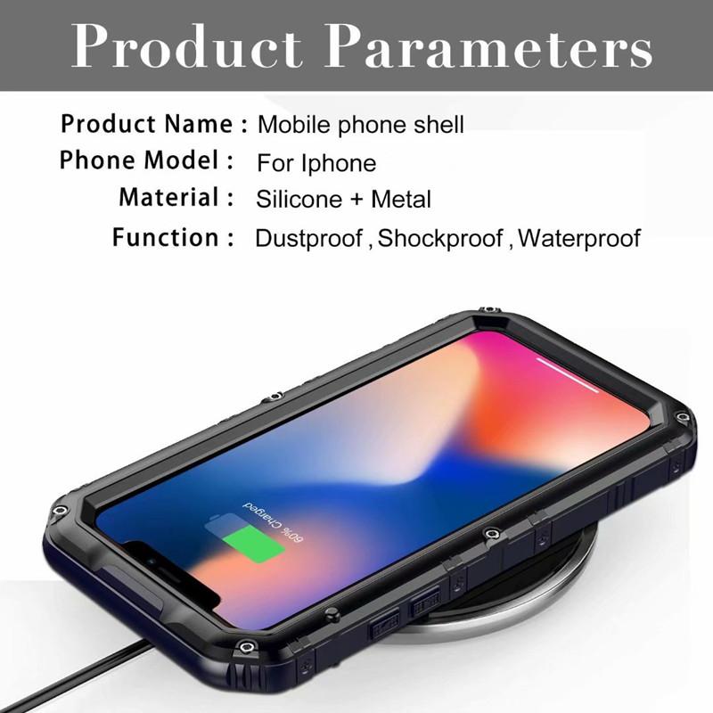 360 Volledig Beschermende Waterdichte Hoes voor IPhone 11 12 13 14 15 Pro Max XR XS X SE 2022 8 7 Plus Heavy Duty Armor Schokbestendige Cover