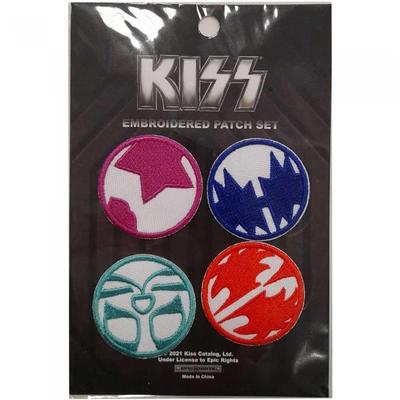Mini Icons Iron On Patch Set (Pack of 4)