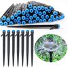 Drip Emitters Irrigation Kit 10/20Pcs 18cm Adjustable Flow Drippers for Garden Lawn Potted Plant Automatic Watering System