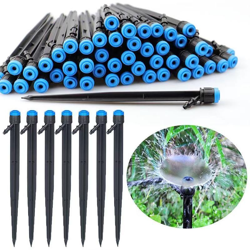 Drip Emitters Irrigation Kit 10/20Pcs 18cm Adjustable Flow Drippers for Garden Lawn Potted Plant Automatic Watering System