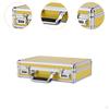 Aluminum Alloy Case Document Storage Box Hard Shell Briefcase for Outdoor Men Mic