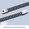 Stainless Drum Accessories Drum Pedal Chain Replacement Drum Pedal Hammer Chain Drum Pedal Chain Drum Kits Pedal Chain