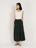Vincent Navy Mallorca Tiered Skirt_Navy