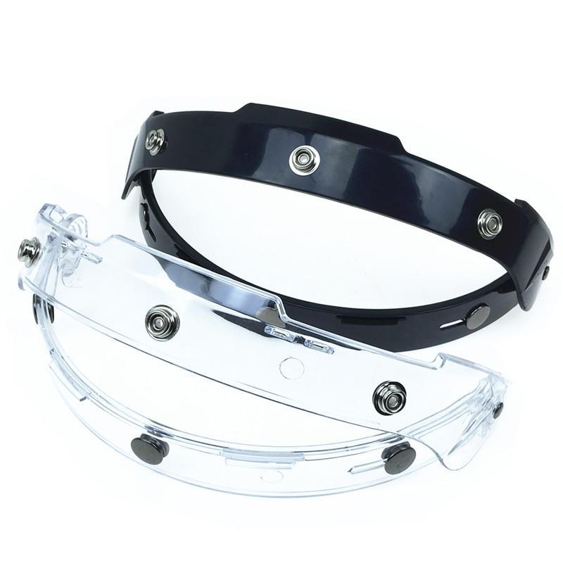 Universeller Motorradhelm Blase DIY Aufsatz Hohe Lichtdurchlässigkeit BPA Frei Zubehör für Motorradfahrer Helm Upgrade