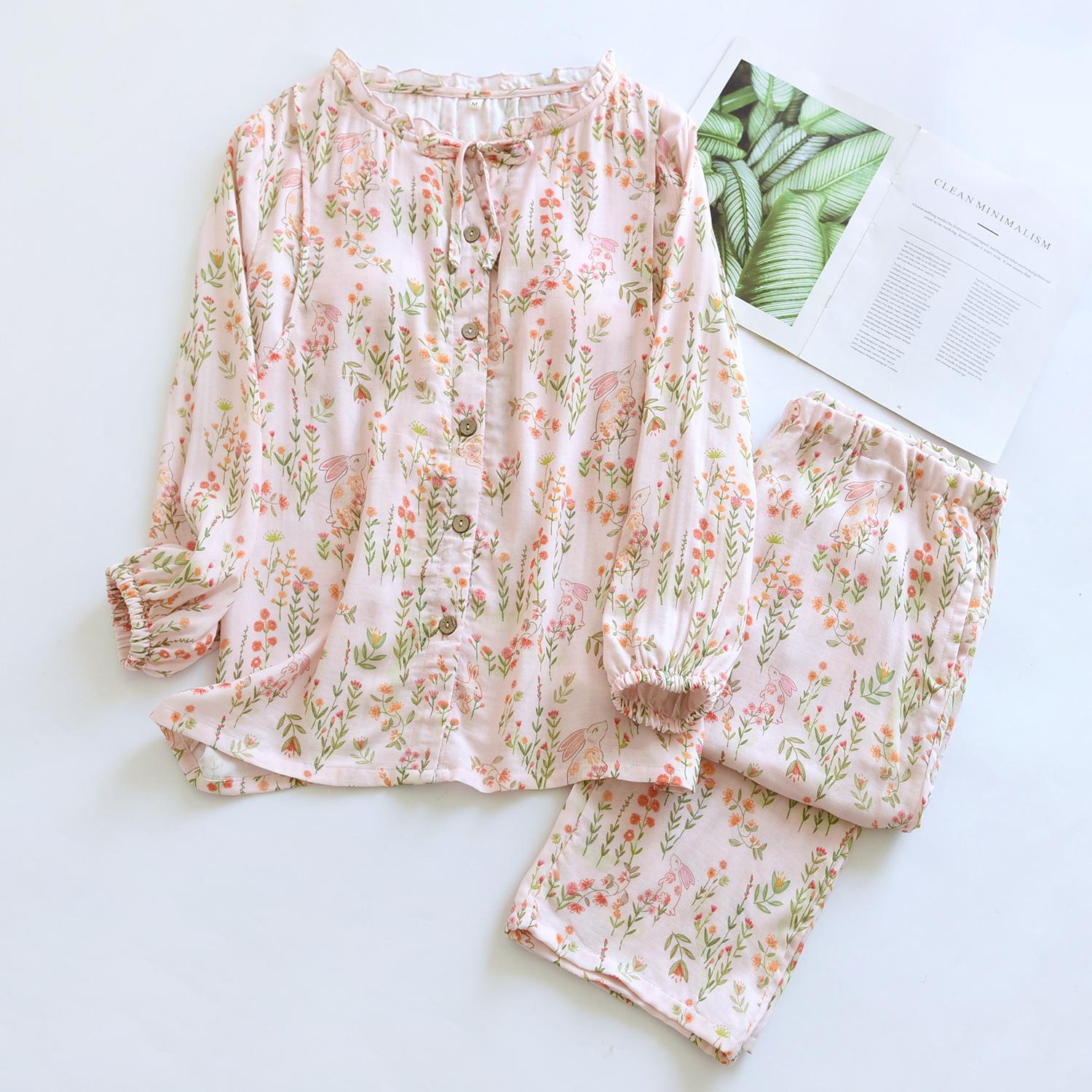 

Bamboo Fiber Padded Maternity Nursing Set with Long Sleeve Print Top M (90-120 lbs)