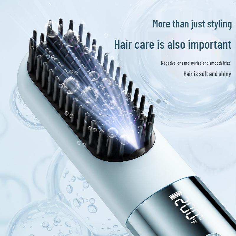 Cross-Border Ionic Hair Straightener Comb: Anti-Scald Design, Fast Heating & High Temperature