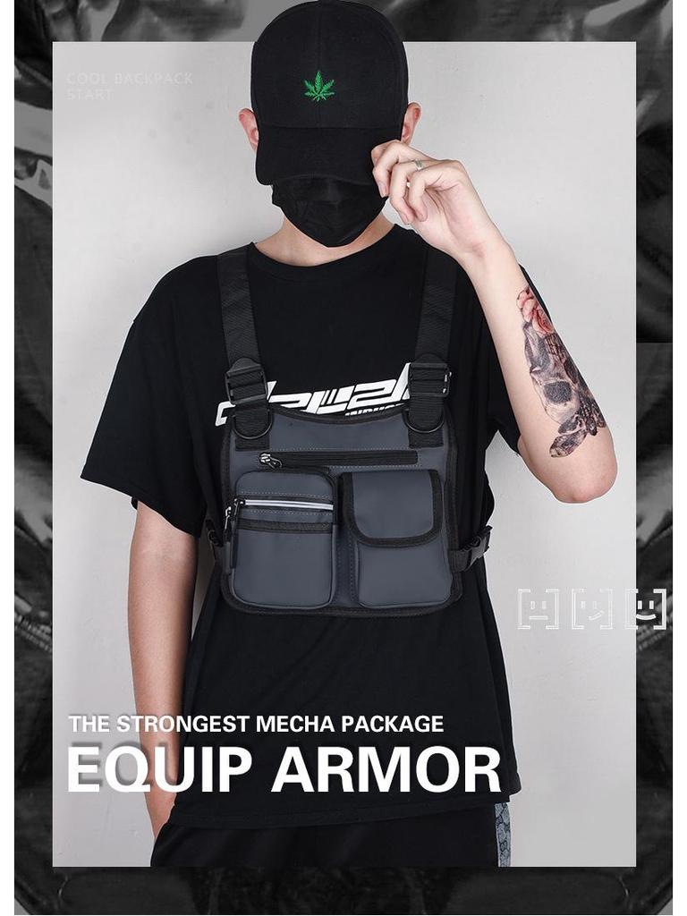 Men's Tactical Workwear Chest Bag - Trendy & Functional Outdoor Sports Vest