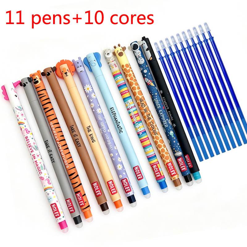 21/12/6pcs Cute Erasable Pen 0.7mm