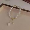 Mercury's French Retro Style Pearl Bracelet Light Luxury Niche Design High-end Exquisite Versatile Beaded Jewelry