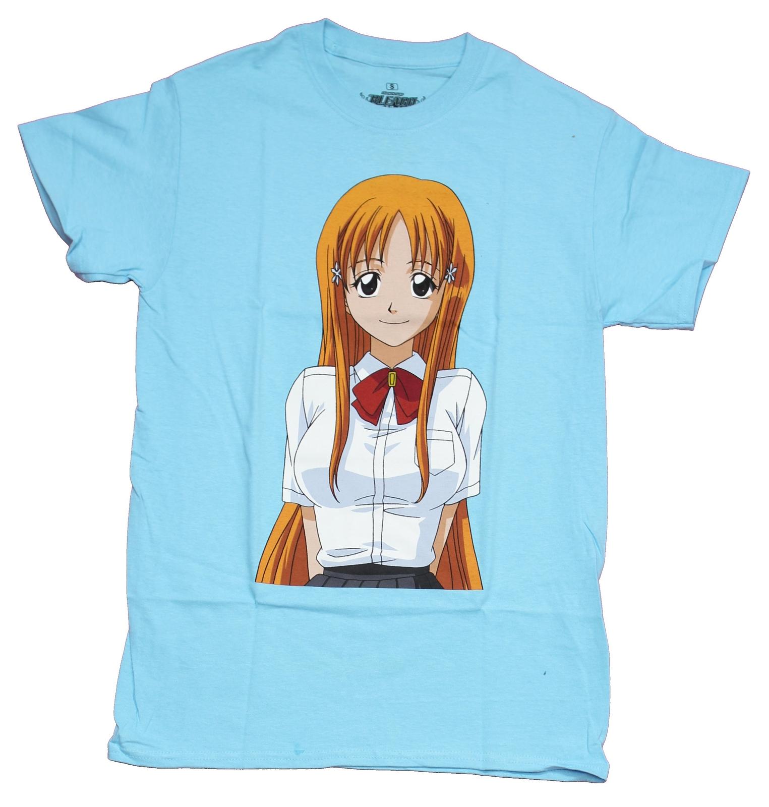 Bleach Mens T-Shirt - Orihime Smiling Image XL