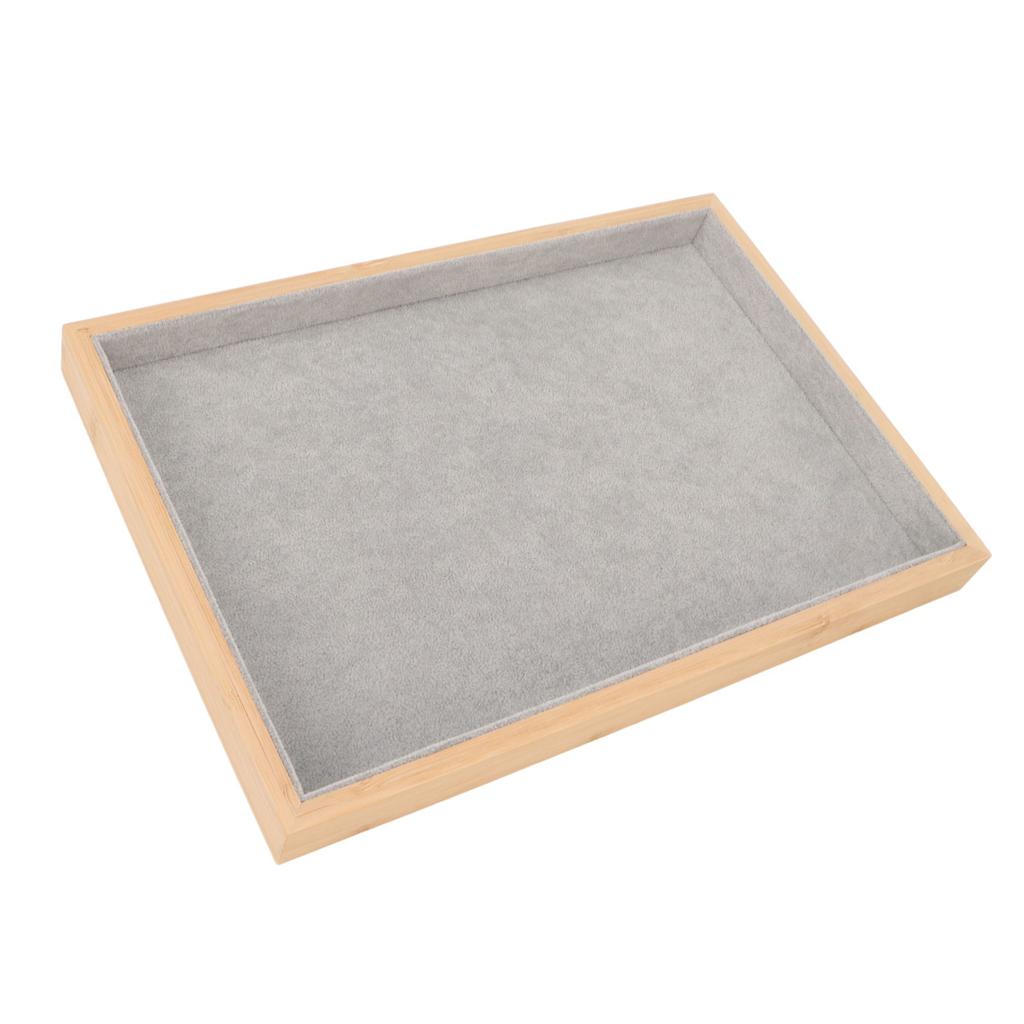 Dřevěný zásobník na šperky Classic Elegantní víceúčelové zásobníky na šperky odolné proti poškrábání na náušnice