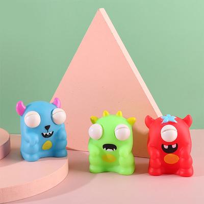 Creative Squeeze Cartoon Blasting Eye Monster Decompress Pranks Decompression Vent Toy Gifts K28