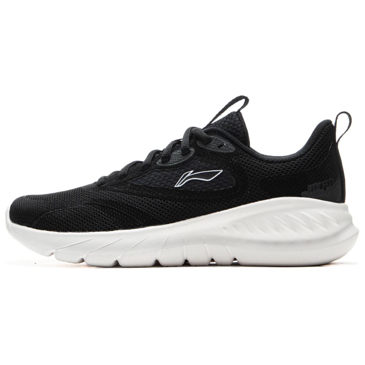 

Кроссовки Li Ning Easy Flex Soft Shock Absorbing Non-Slip Rebound Low-Top для бега женские кроссовки Black Gray ARSU094-1 35