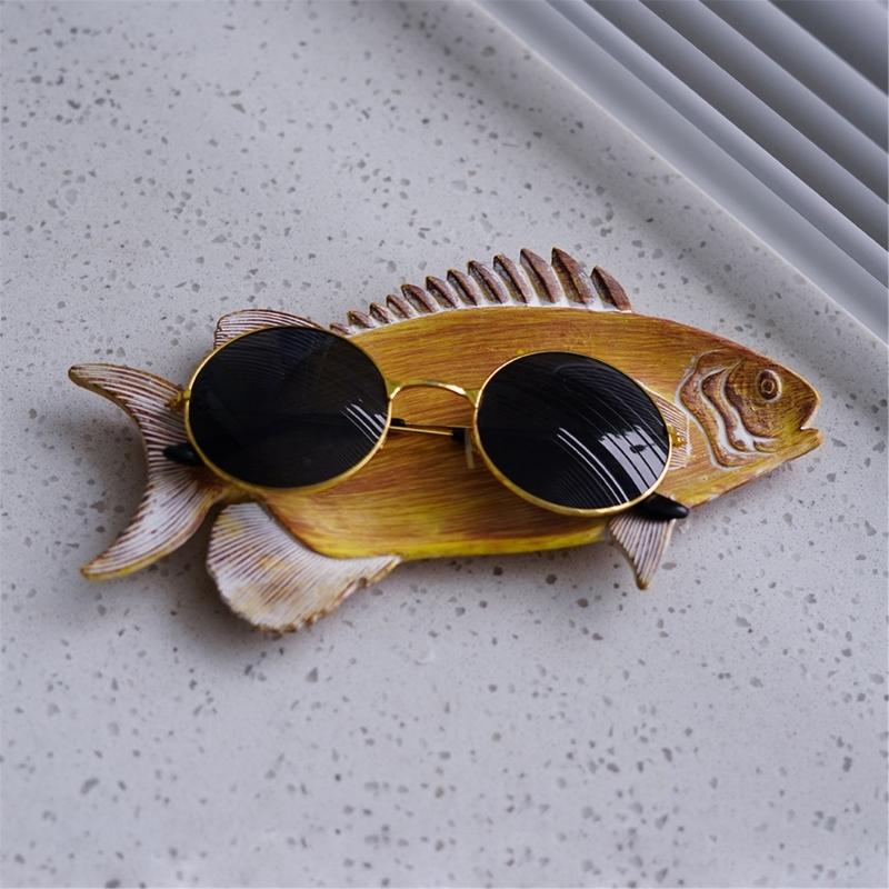 Fashionable Jewelry Sorting Tray Household Accessories Organizer Stylish Fish Shaped Accessory Holder for Home Use