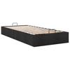 Ottoman Bed without Mattress Black 90x190 cm Fabric
