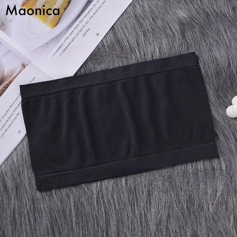Women's Summer Tube Top Vest Seamless Breathable Bottoming Underwear High Elastic Ins Bra