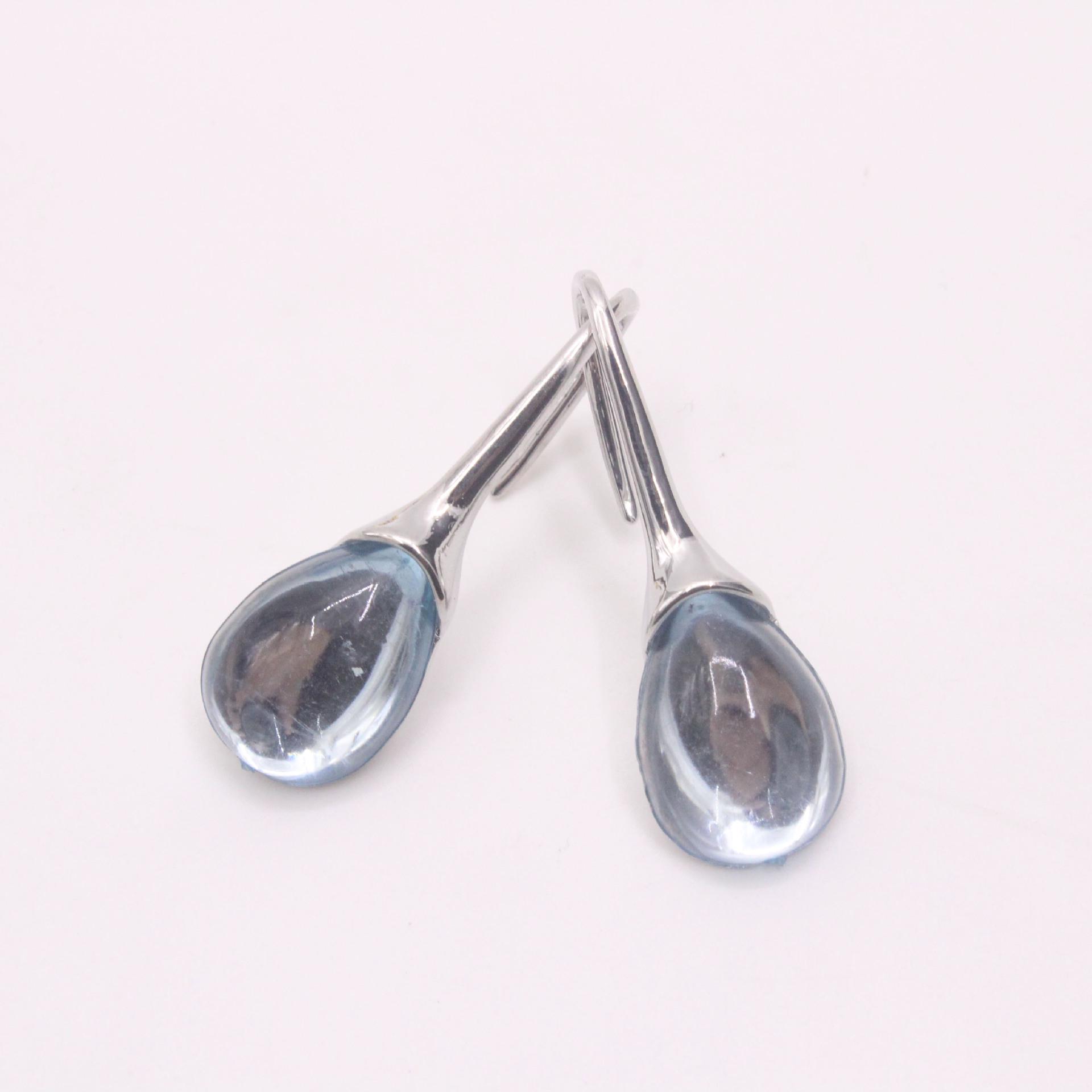 Water Drop Acrylic Dangle Earrings for Women - Four Colors, Simple and Fashionable Design
