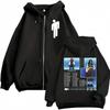 Hit Me Hard and Soft Tour 2025 Felpe con Zip Tendenza Moda High Street Felpe con Zip Uomo Donna Pullover Oversize Casual