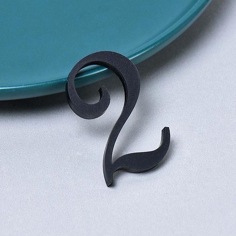 0-9 Acrylic Self Adhesive House Number Sticker Frosted Silver Gold Color Doorplate Home Door Plaque Numbers Sign New