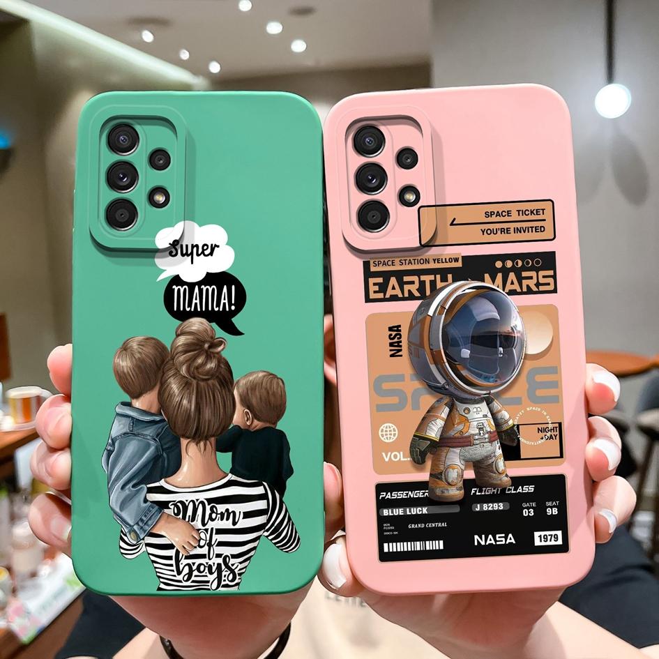 Phone Cases For Samsung A52 Galaxy A52s A53 Luxury Fashion Matte Shockproof Protective Silicone Soft TPU For Samsung A 52 Fundas
