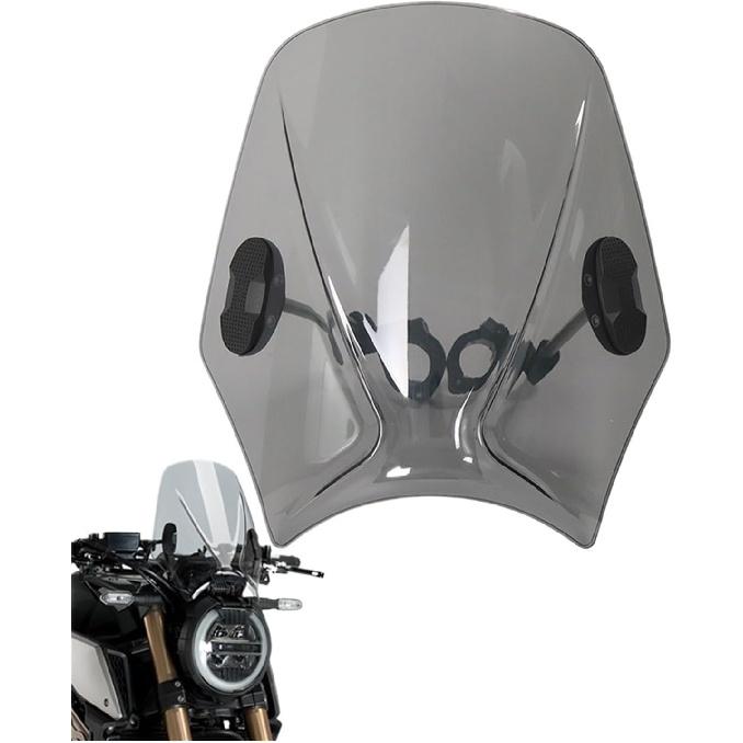 Compatible with Indian Scout 2015-2022 Scout Bobber 2018-2022 Universal Motorcycle Windscreen Windshield Covers Deflector (Color : Light Smoke)