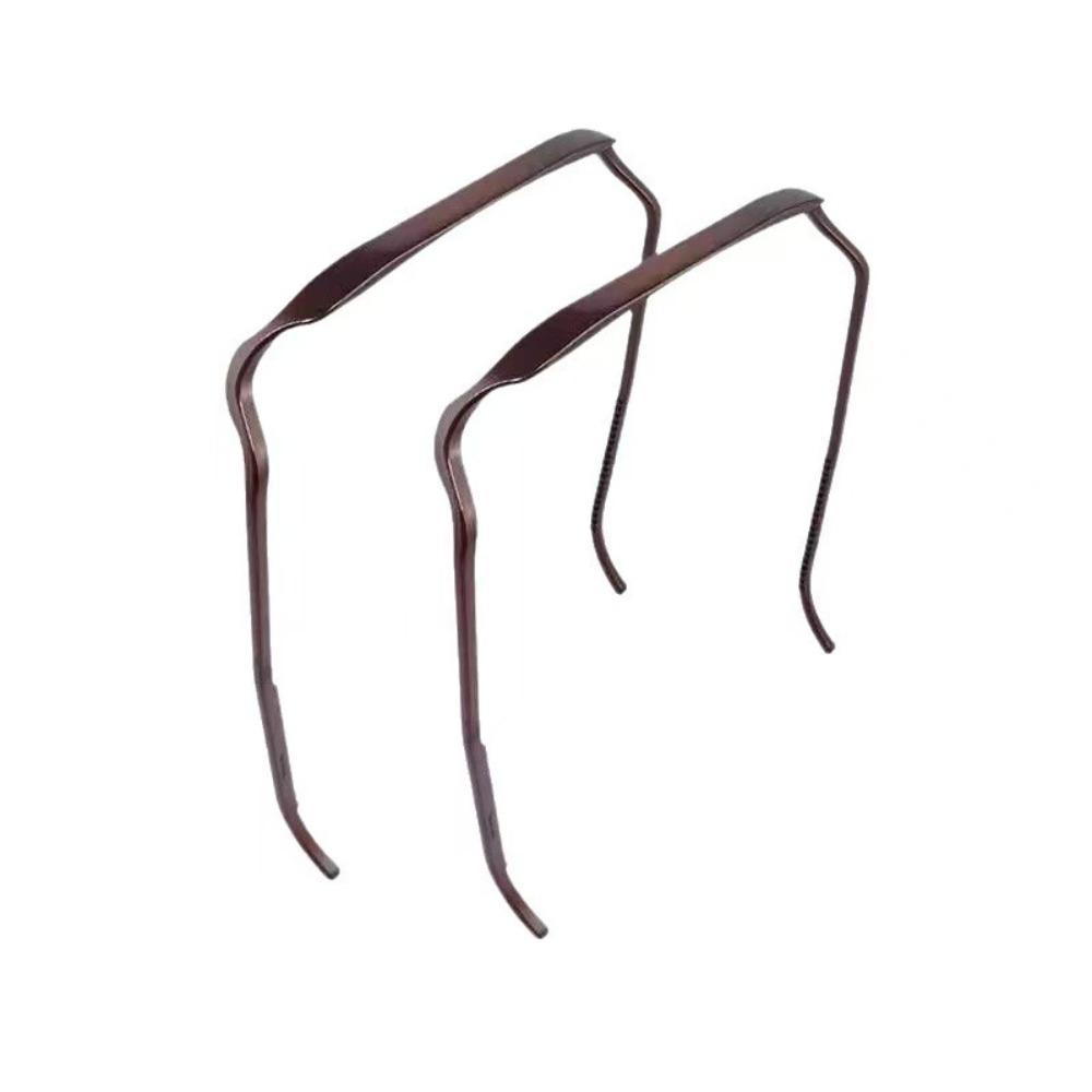 Women Square Glasses Sunglasses-Style Headband Invisible Fixed Hair Clips Wave Curly Hair Ties Temples Headband Accessories