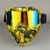 Moto Snow Goggles Mask UV400 Outdoor Riding Men's Windproof Sand Goggles Helmet Mask Mask