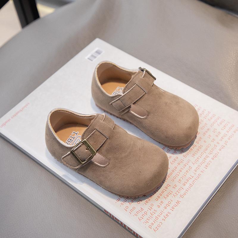 Children Casual Retro Shoes Fashion Kids Leather Shoes Britain Style Boys Moccasin Shoes Simple 2024 Autumn and Spring New