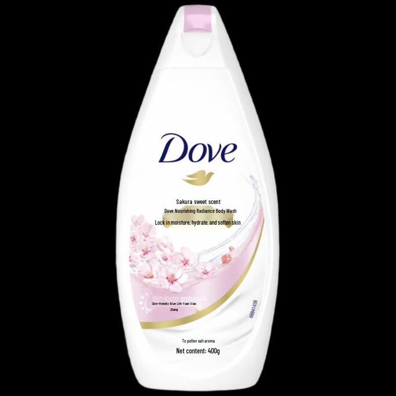 Dove Cherry Blossom Moisturizing Shower Gel 2x400g
