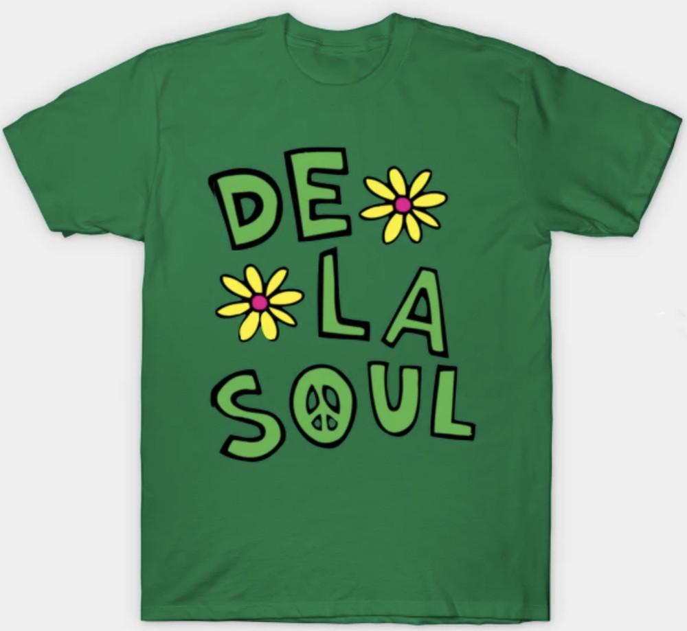 

De La Soul Short Sleeve Mens Unisex S-3XL Green Fan Art Unisex T-Shirt XXXL