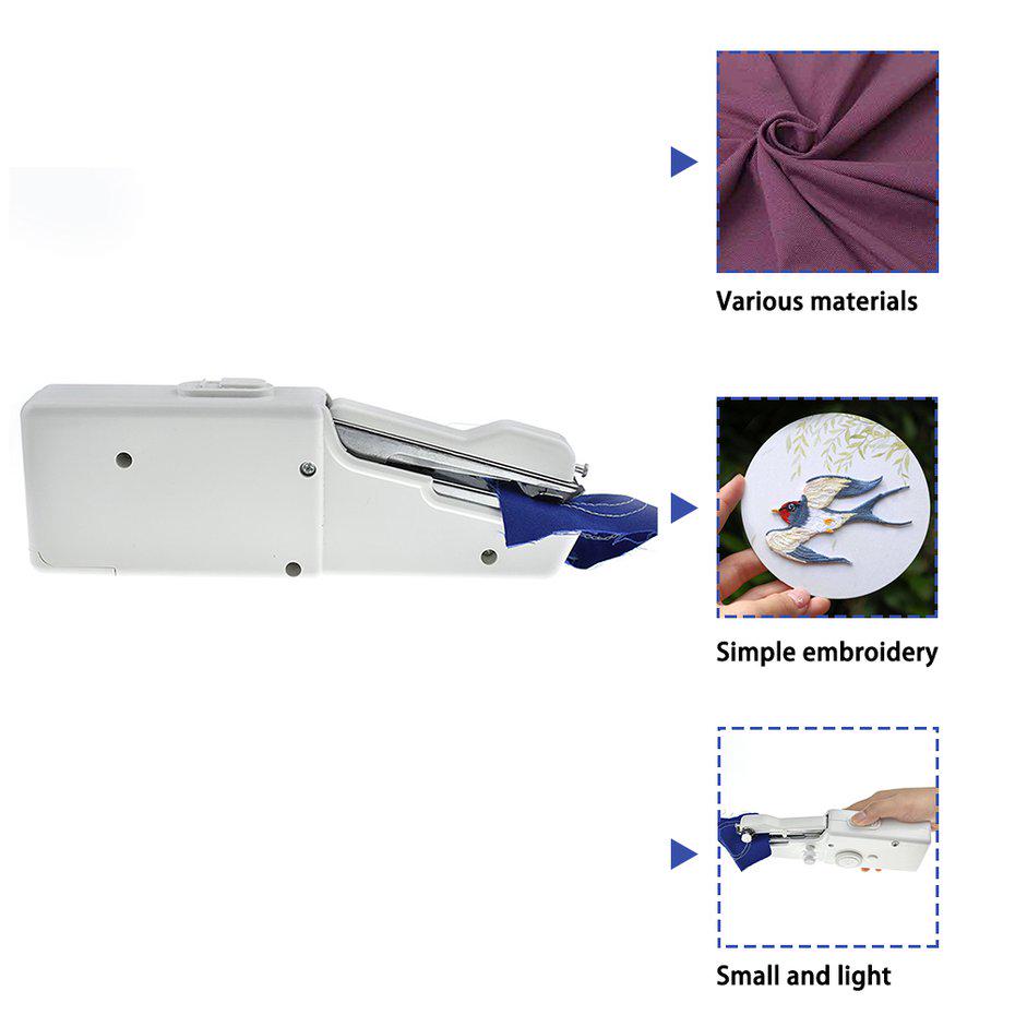 Buy Portable Battery Powered Handy Stitching Sewing Machine For Travel ...