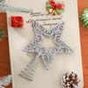 1Pcs Christmas Tree Top Decoration Sparkling 19cm Stars Xmas Party DIY Craft Supplies Home Decoration Navidad New Year 2025 Gift