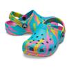 Crocs Classic Clog Marbled Clog Comfortable and Casual Hole Shoes Blue Children's Style
