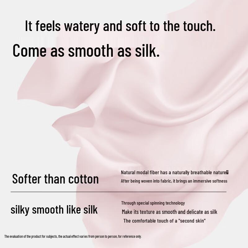 MIIOW Women's Mulberry Silk Crotch Modal Wool Briefs 3-Pack