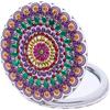DIY Diamond Painting Makeup Mirror Pocket Mirror Double Side Ultra-thin Mini Makeup Mirror Mandala Pattern for Adult and