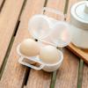 5/10Pcs 2-Cell Outdoor Portable Egg Box Plastictray Refrigerator Egg Storage Box Shock-Absorbing And Anti Drop