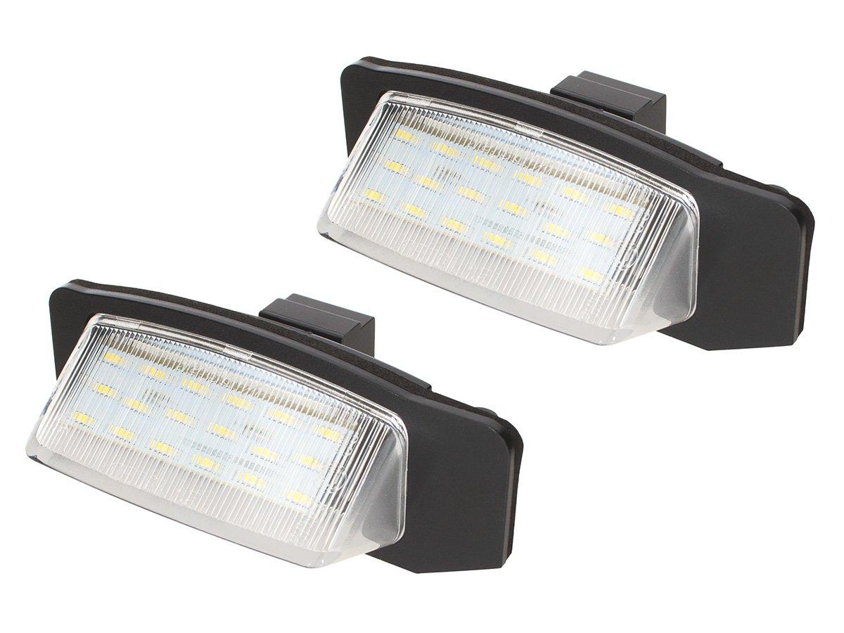 Mitsubishi Lancer X Outlander II LED kentekenplaatverlichting 2 stuks set