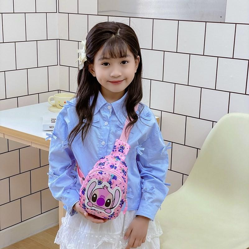 Single Pattern Children Shoulder Crossbody Chest Bag Fashion Gift Cute