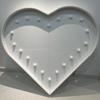 1Pc 73cm Lighting Heart Frame KT Board Party Decor for Wedding Birthday Home Party Decorating Tool